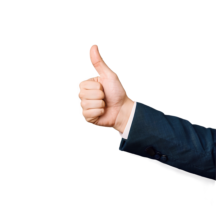 Thumbs Up Hand Signal Png 18 PNG