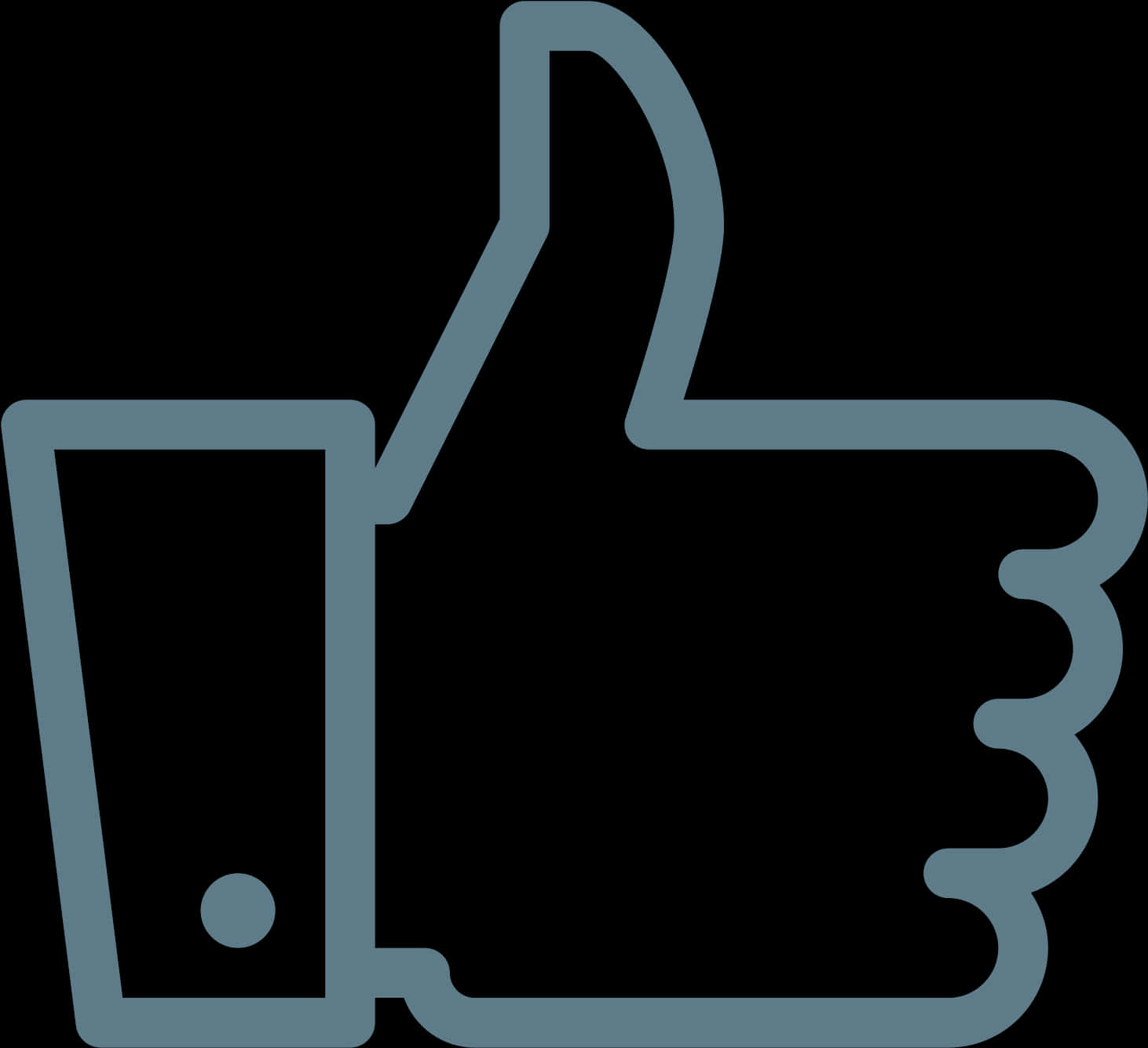 Thumbs Up Social Media Icon PNG