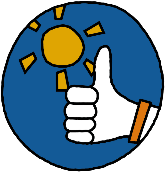 Thumbs Up Sun Icon PNG