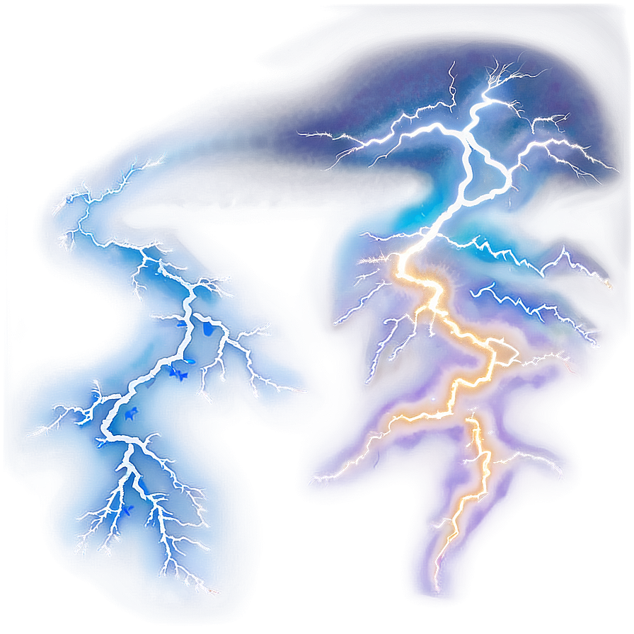 Thunder And Lightning Png 04292024 PNG