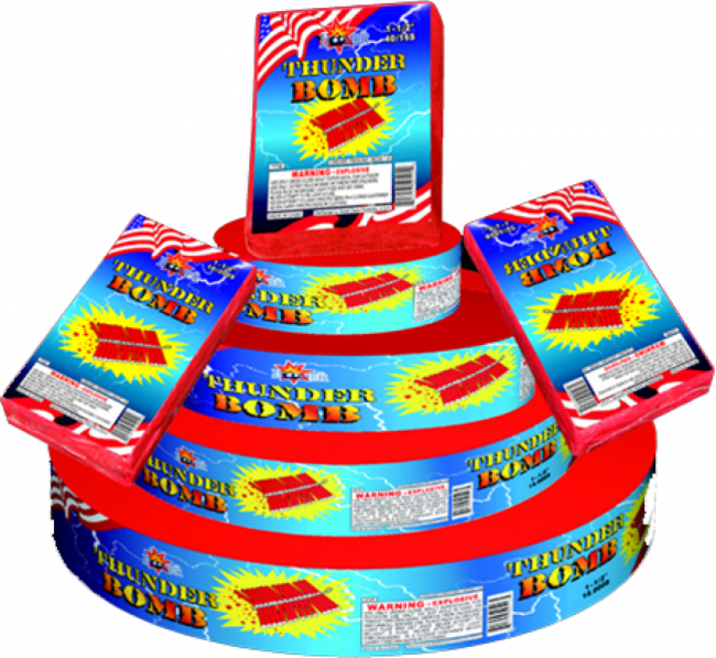 Thunder Bomb Firecrackers Display PNG