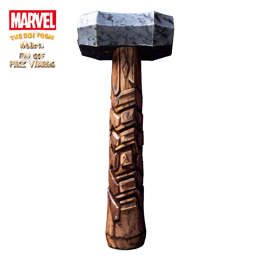 Download Thunder Hammer Of Thor Png Kyg | Wallpapers.com