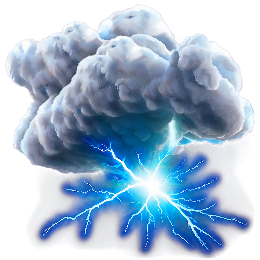 Thunder Power Cloud Png 15 PNG