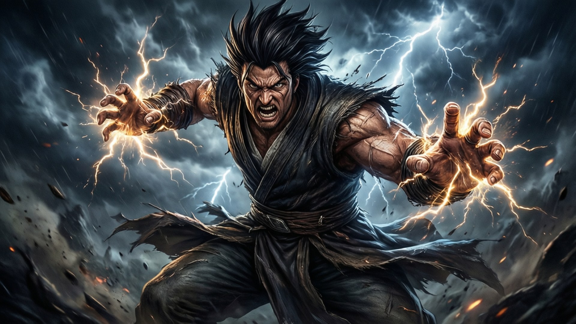 Ness bruger PK Thunder i et stormfuldt slag.