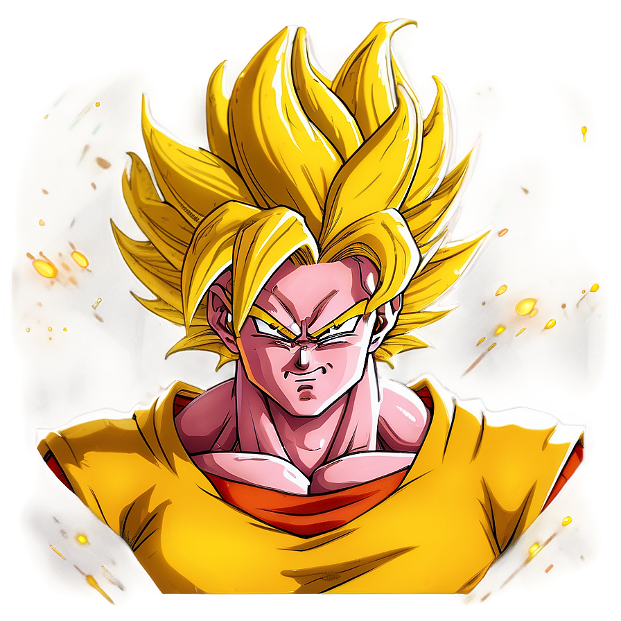 Thunder Super Saiyan Hair Png 40 PNG