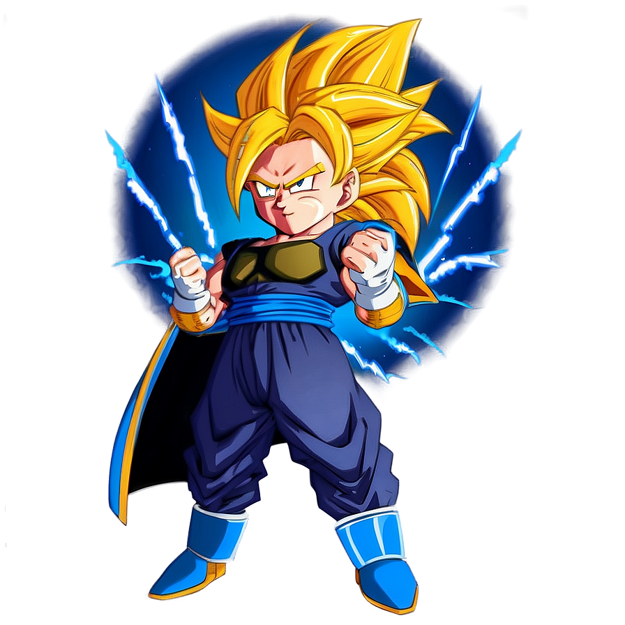 Thunder Super Saiyan Hair Png Vbw8 PNG