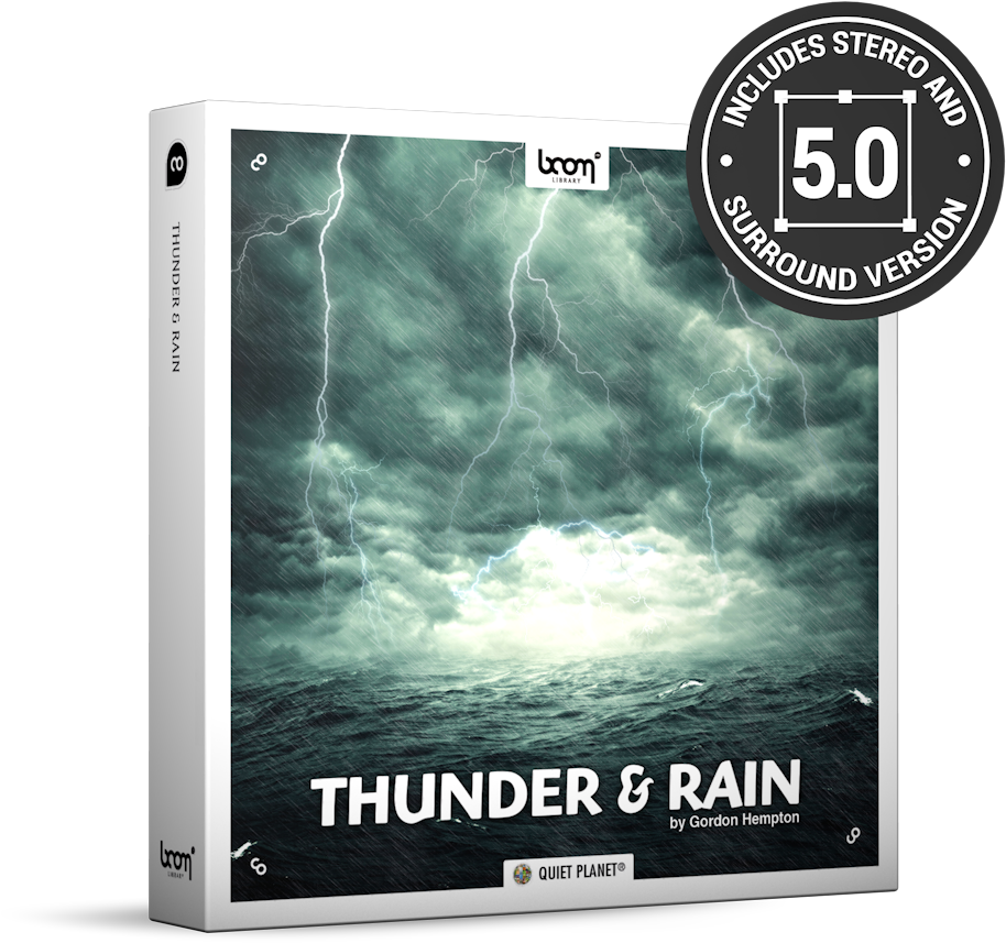 Thunderand Rain Sound Library Product PNG