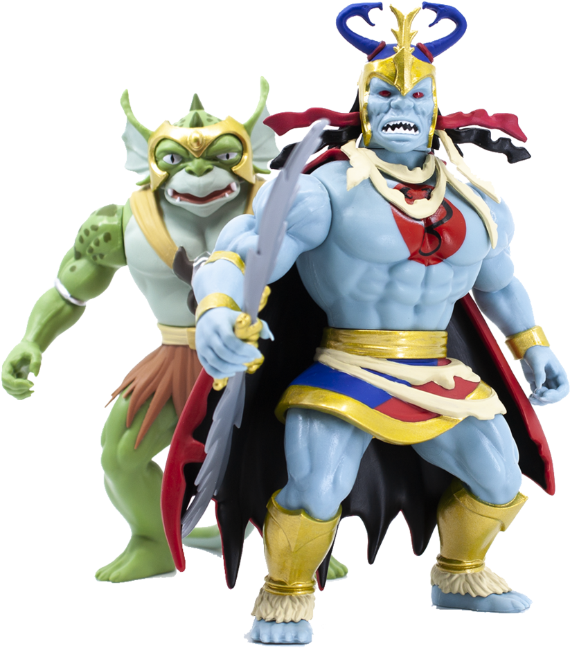 Thundercats Mumm Raand Slithe Action Figures PNG
