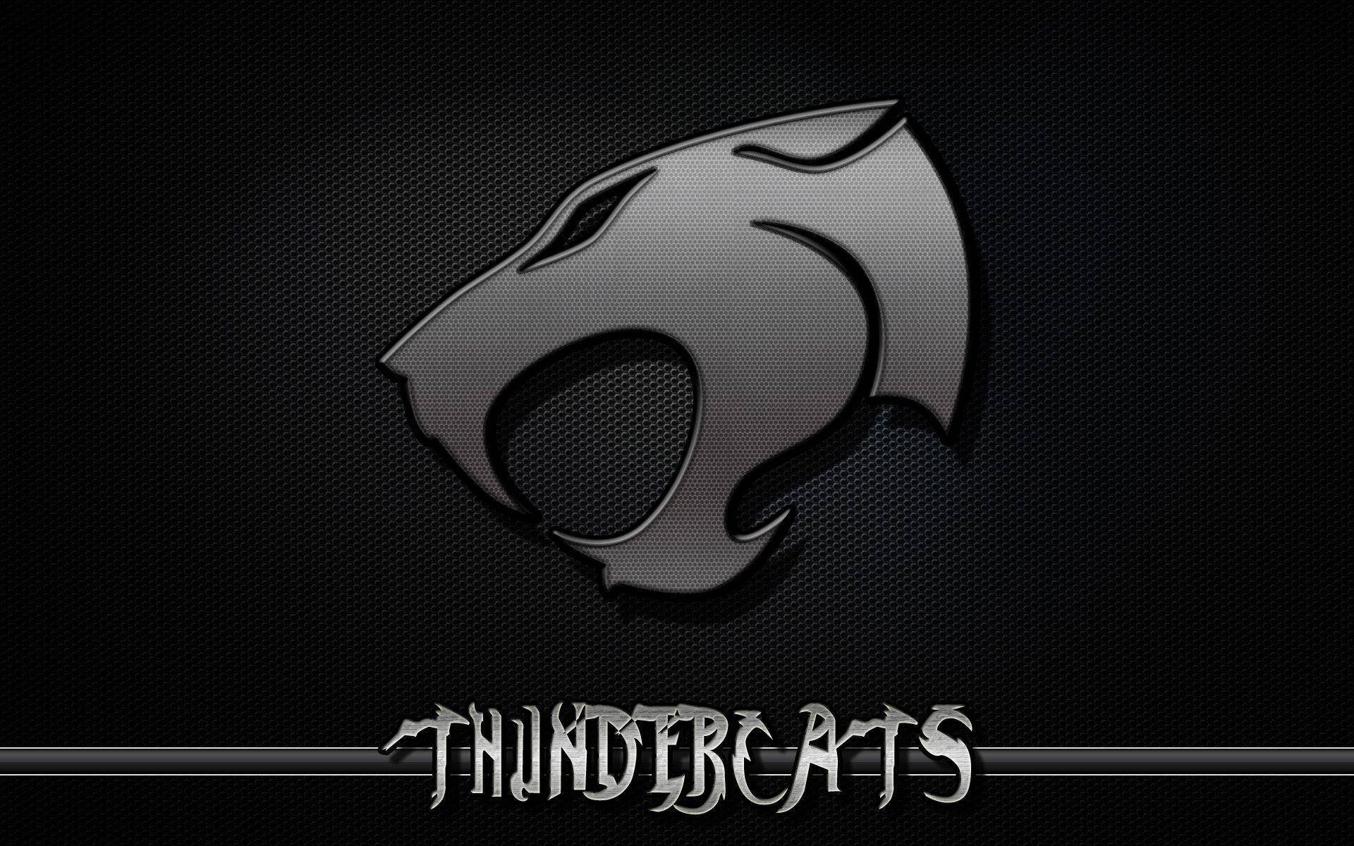 Thundercatslogo Plateado Fondo de pantalla
