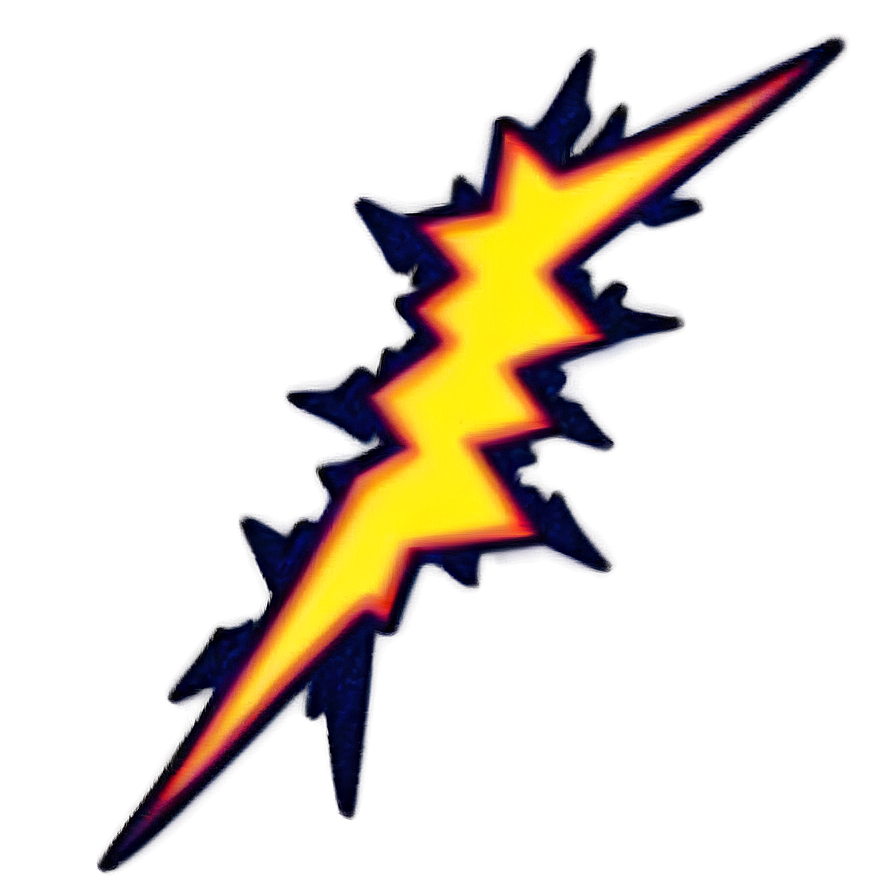 Thunderous Yellow Lightning Png Van PNG