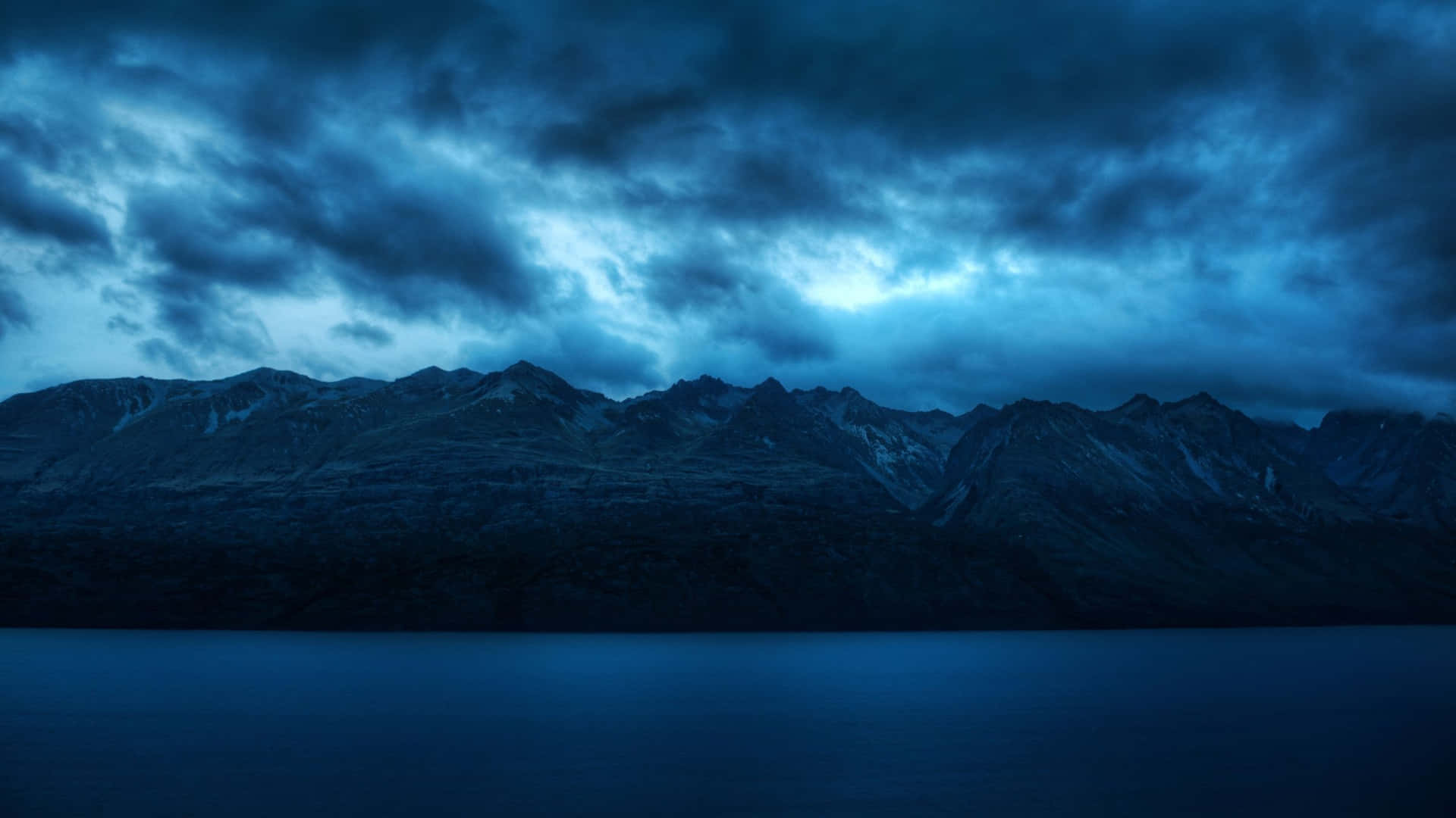 Thunderstorm Illuminating the Night Sky