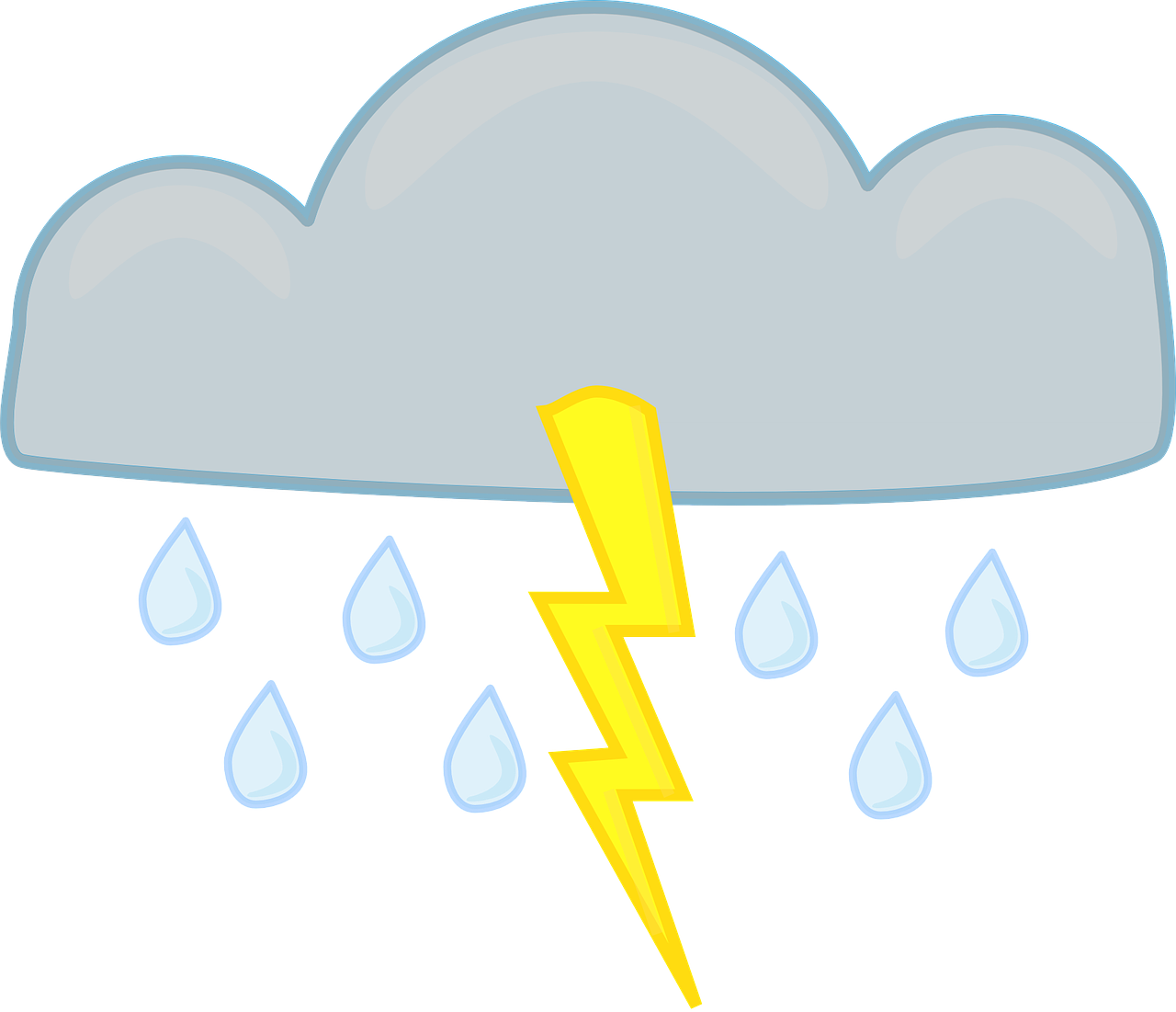 Thunderstorm_ Cartoon_ Vector PNG