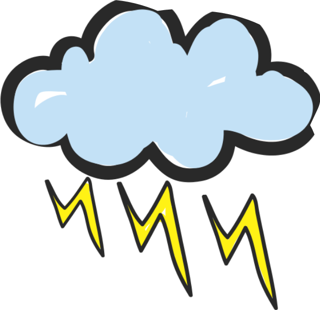 Thunderstorm Cloud Clipart PNG