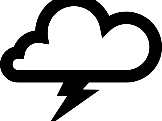 Thunderstorm Cloud Lightning Icon PNG