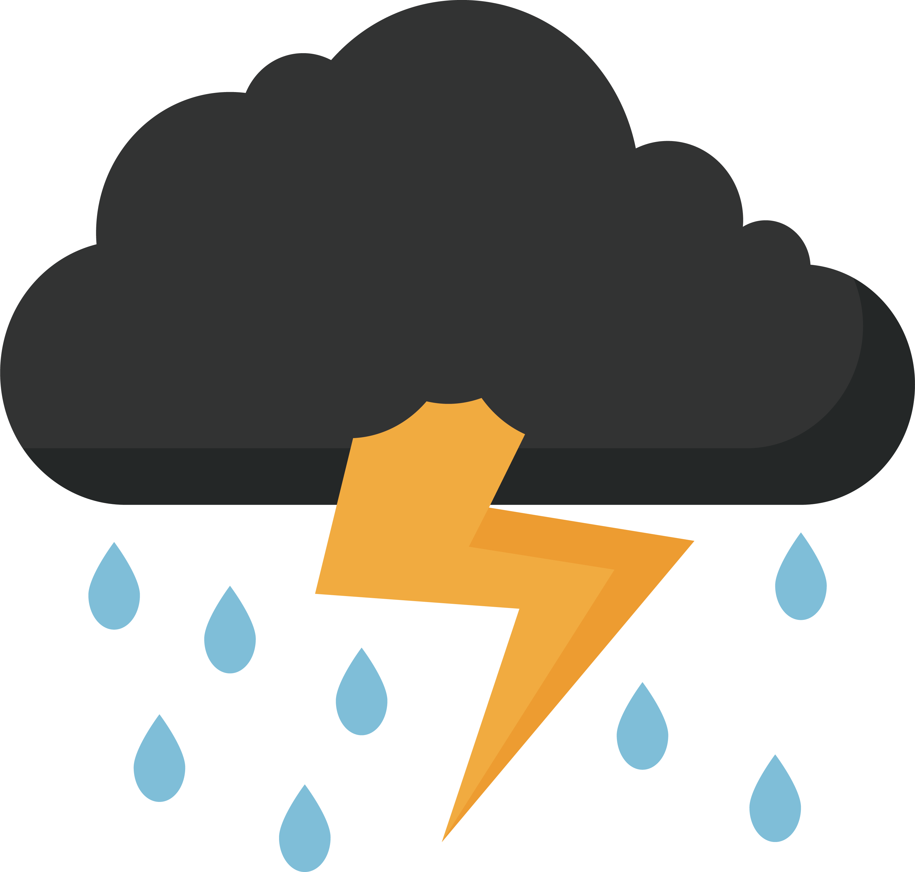 Thunderstorm Icon Graphic PNG