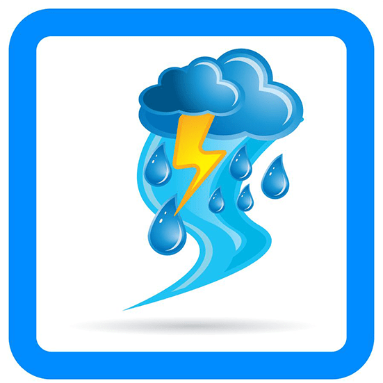 Thunderstorm Weather Icon PNG