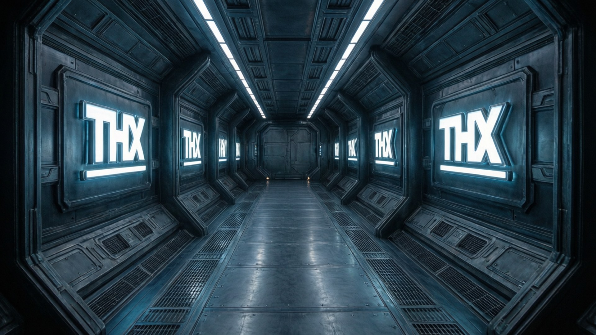 Koridor Sci-Fi THX Wallpaper