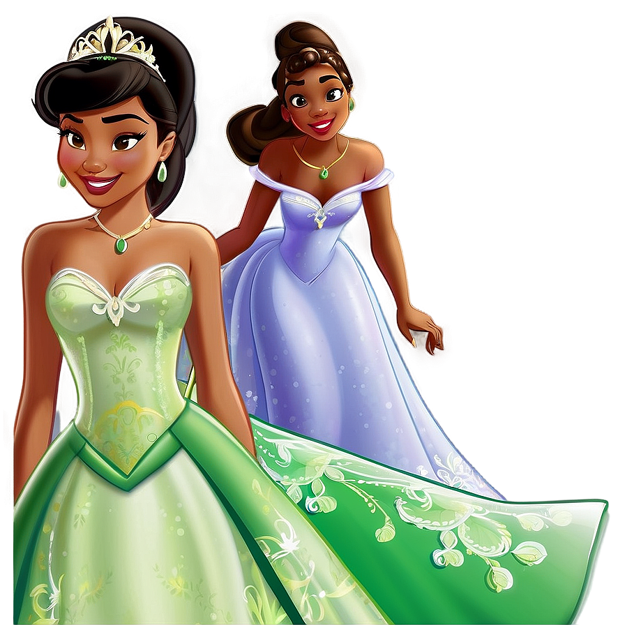 Download Tiana Princess Dress Png 98 | Wallpapers.com