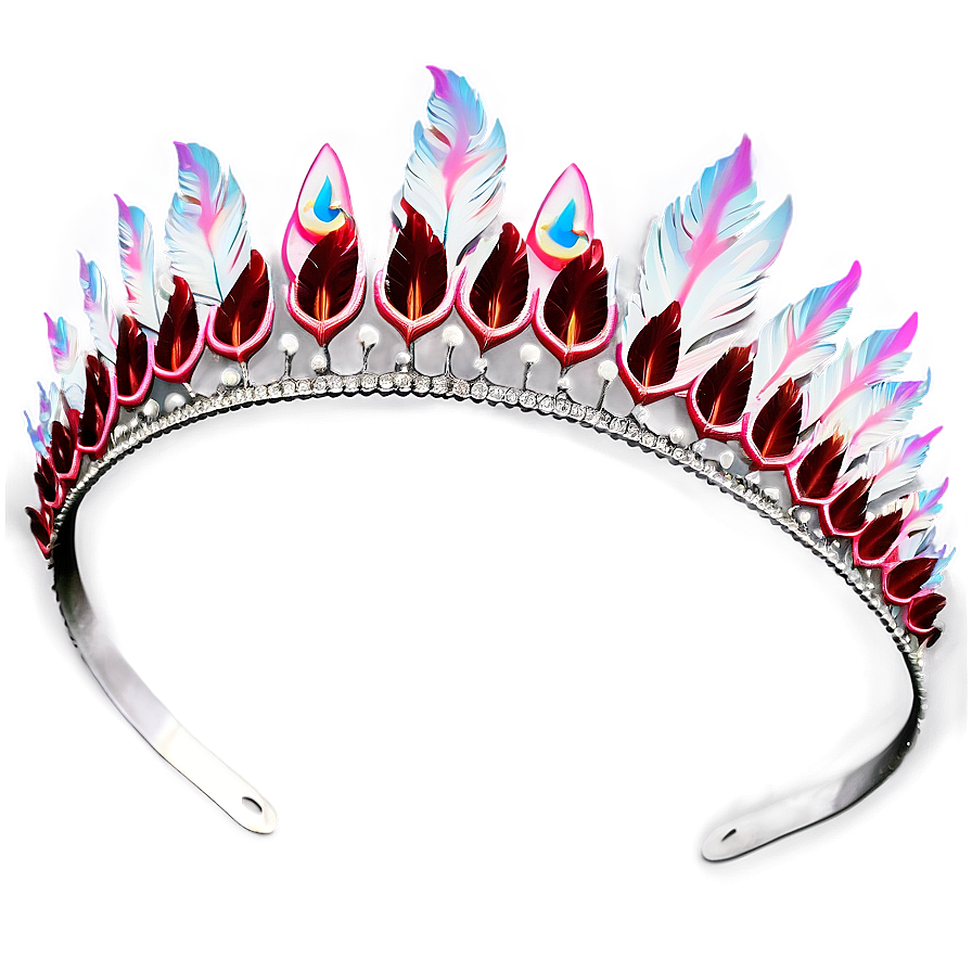 Tiara With Feathers Png 72 PNG