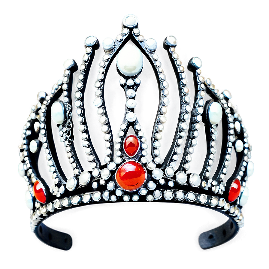 Tiara With Pearls Png 05252024 PNG