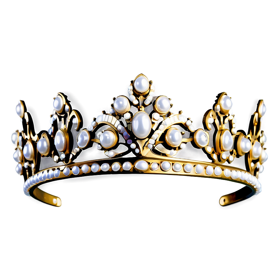 Tiara With Pearls Png 43 PNG