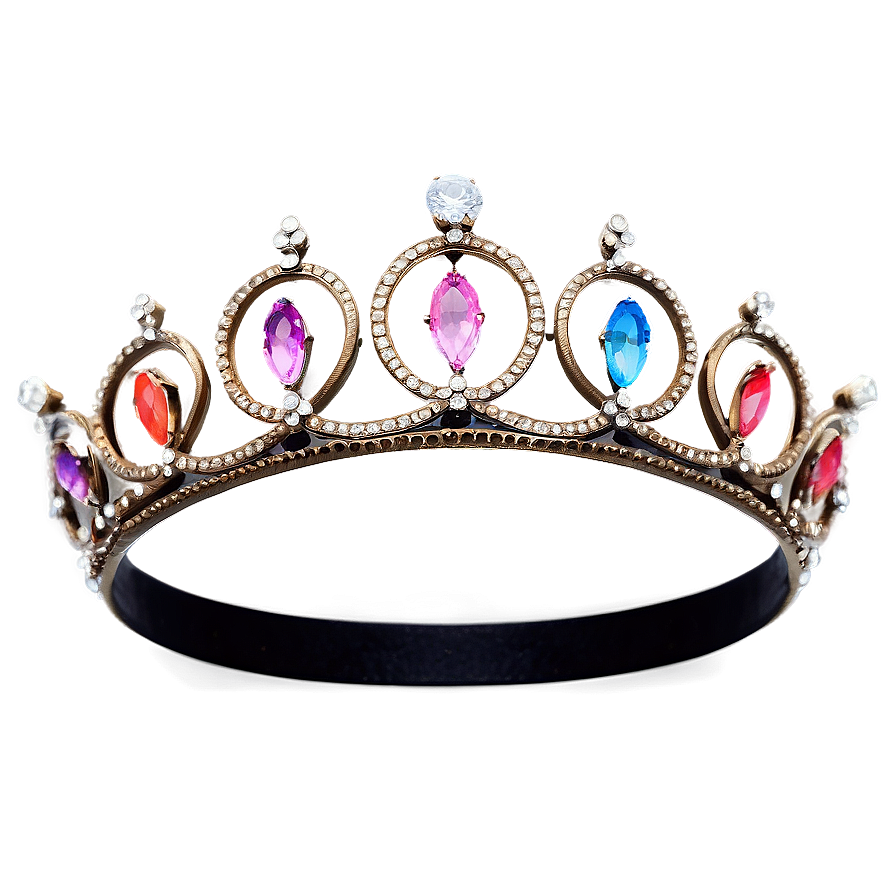 Tiara With Ribbons Png Pbt PNG