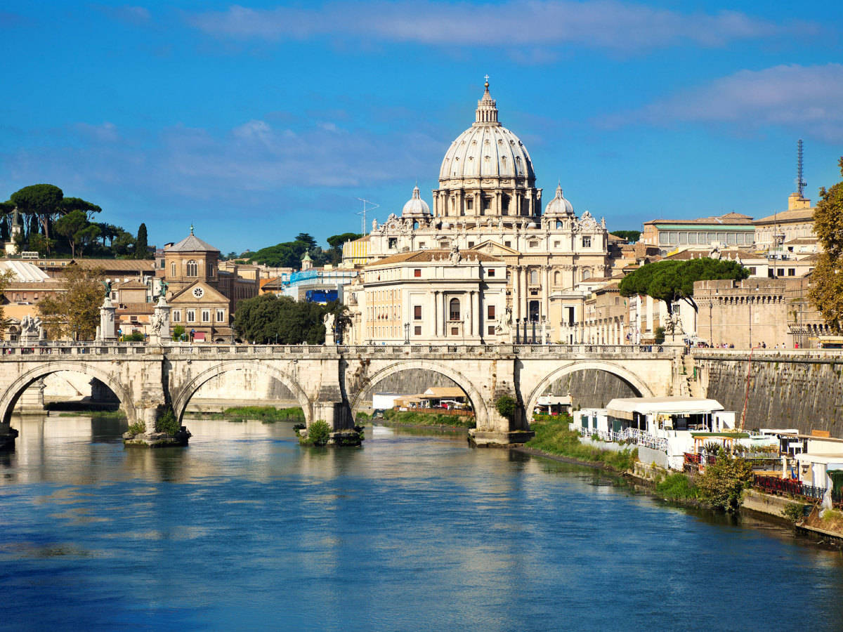 Tiberen El Vaticano Durante El Día Fondo de pantalla