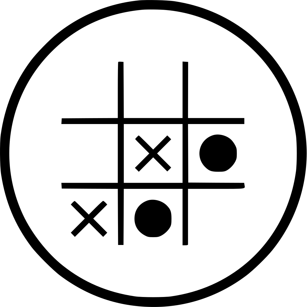 Tic Tac Toe Game In Progress.png PNG