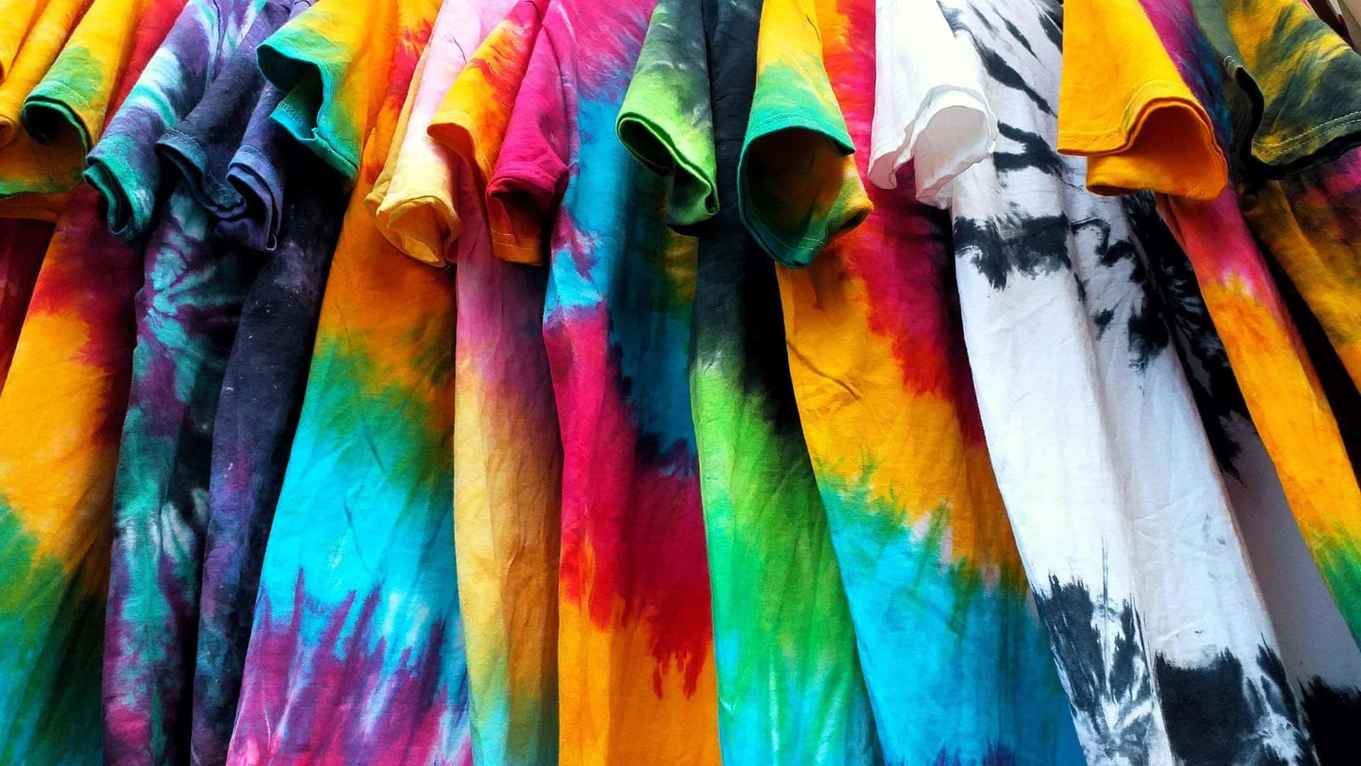 A Rainbow of Colorful T-Files - Tie Dye