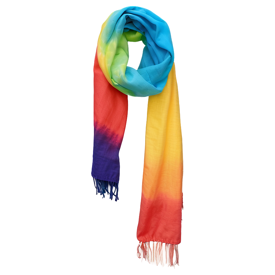 Tie Dye Scarf Png Tgy71 PNG