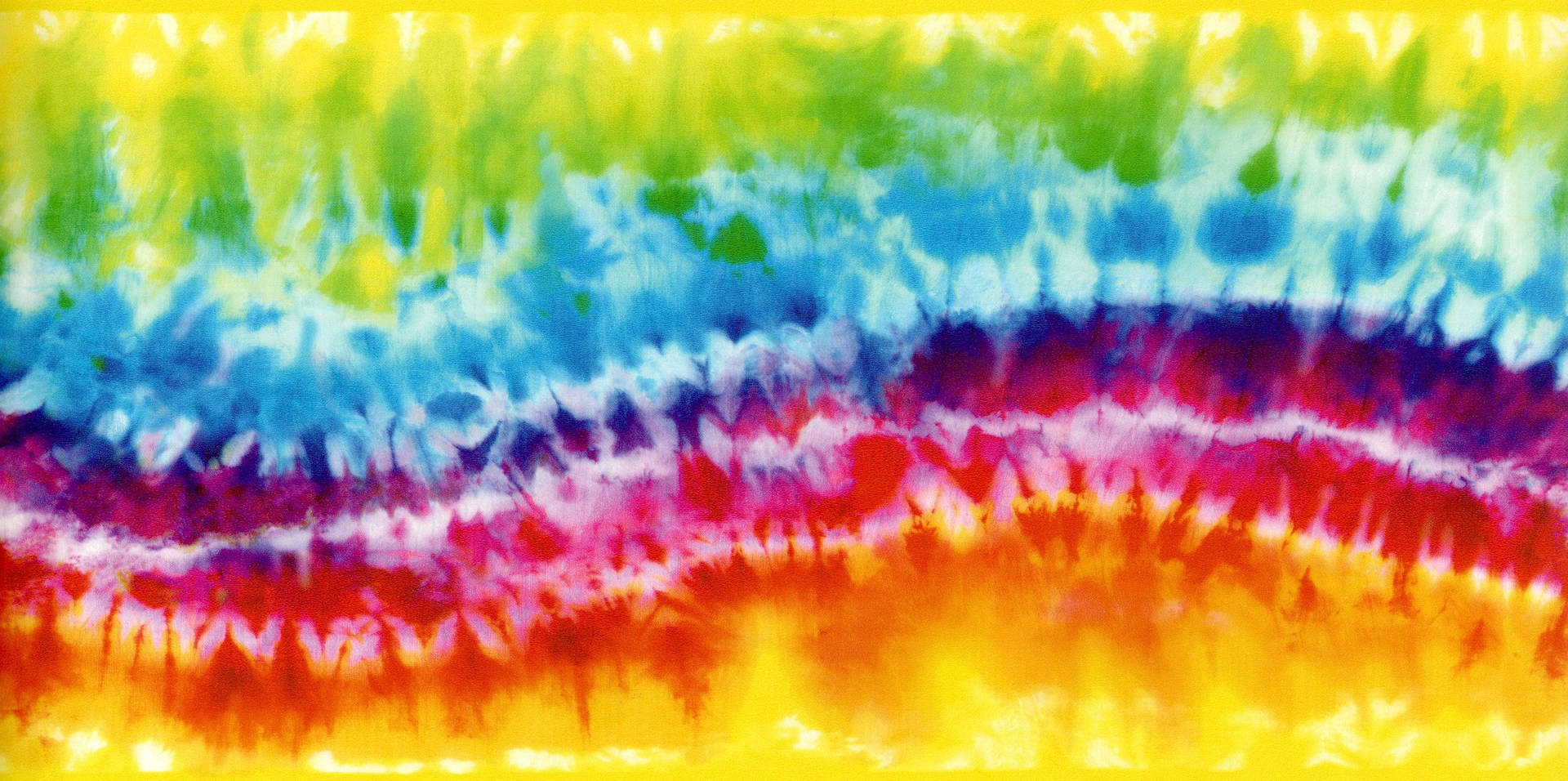 Tie Dye Wave Rainbow Background Wallpaper