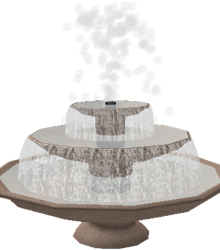 Tiered Water Fountain Graphic PNG