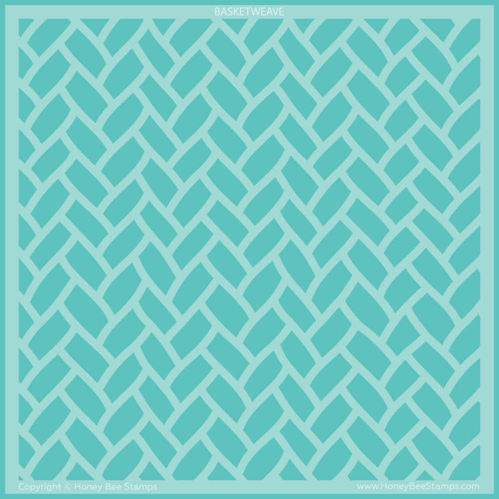 A Turquoise Pattern With A Woven Pattern