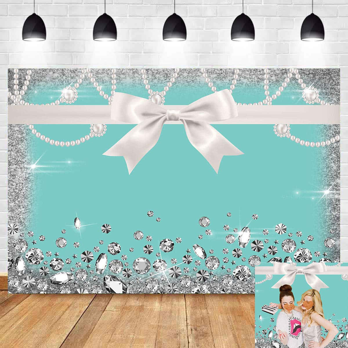 An Opulent Tiffany Blue Background