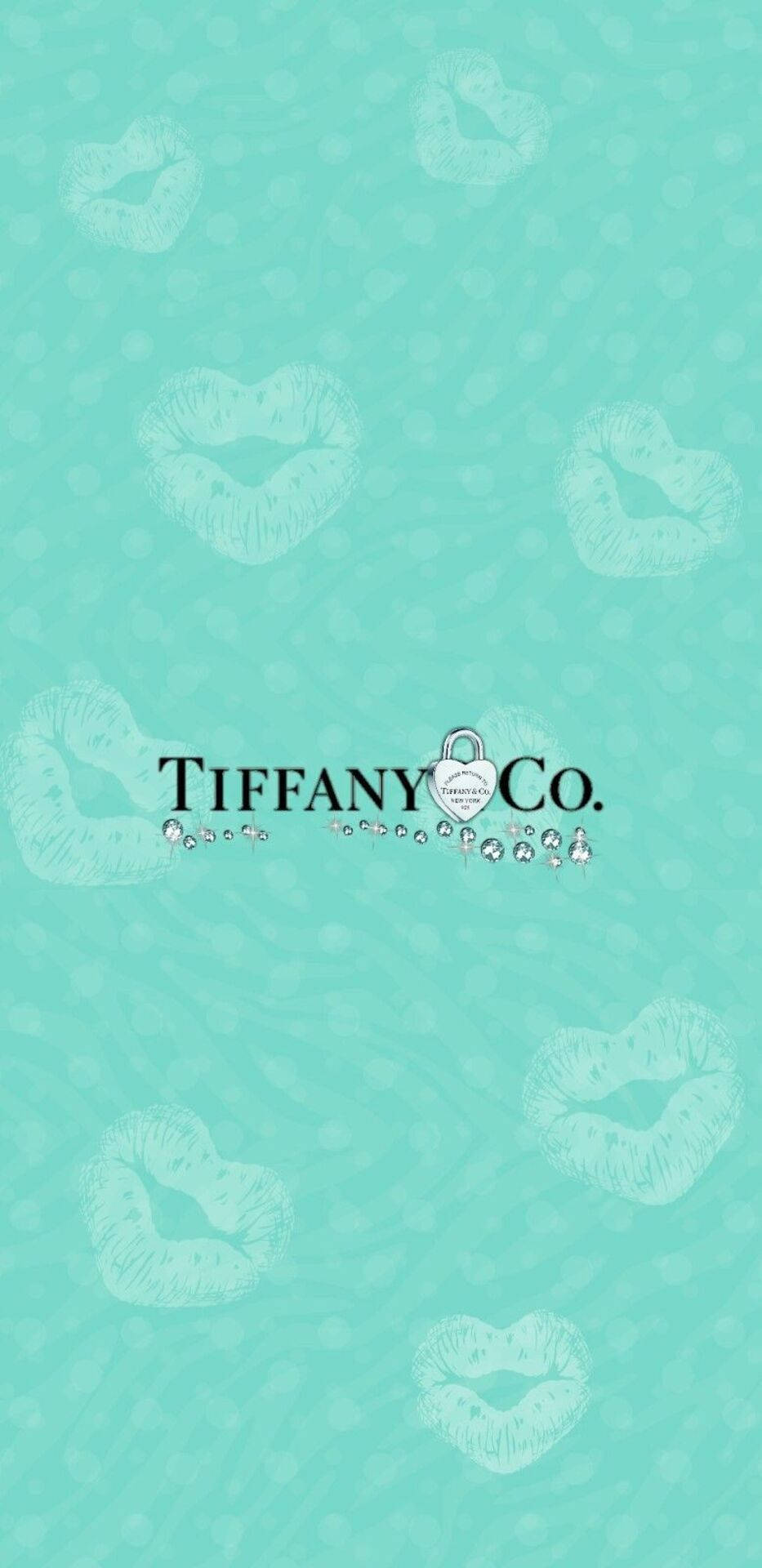 Tiffany Blue Kisses Wallpaper