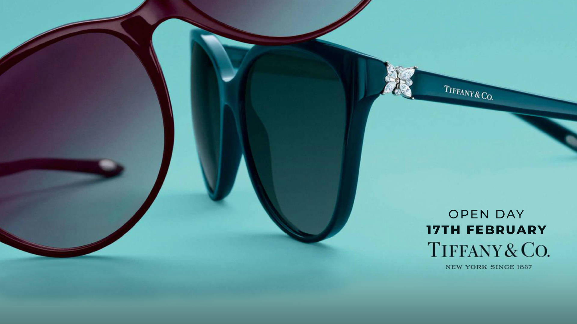 Tiffany& Co. Giornata Aperta Occhiali Da Sole Sfondo