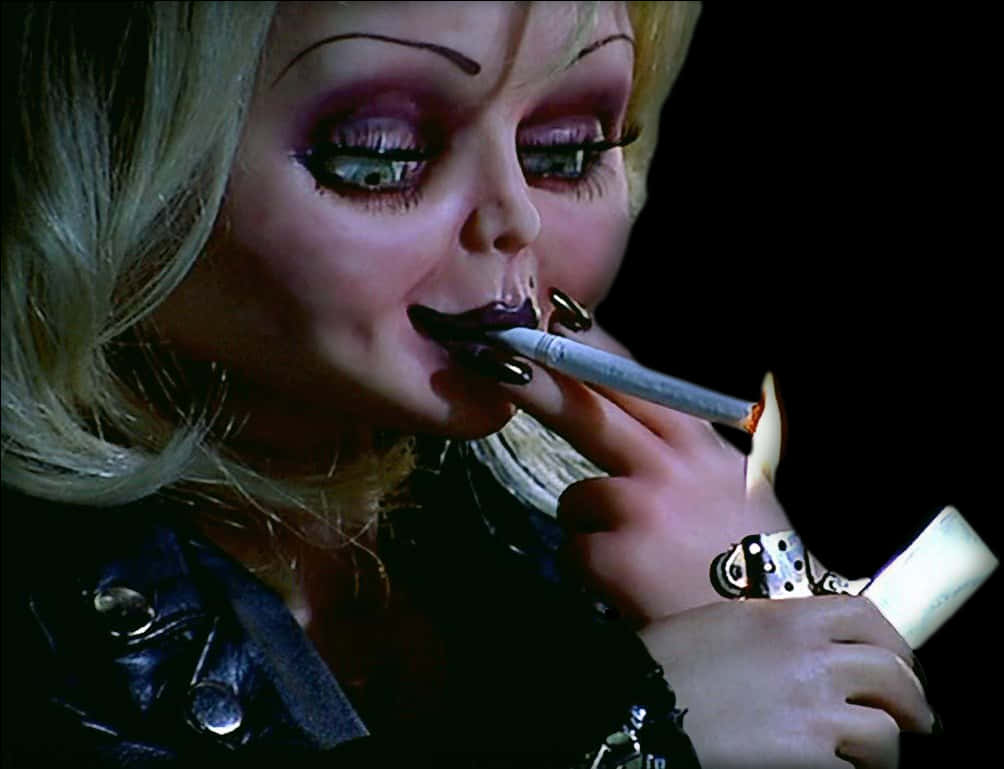 Tiffany Doll Lighting Cigarette PNG