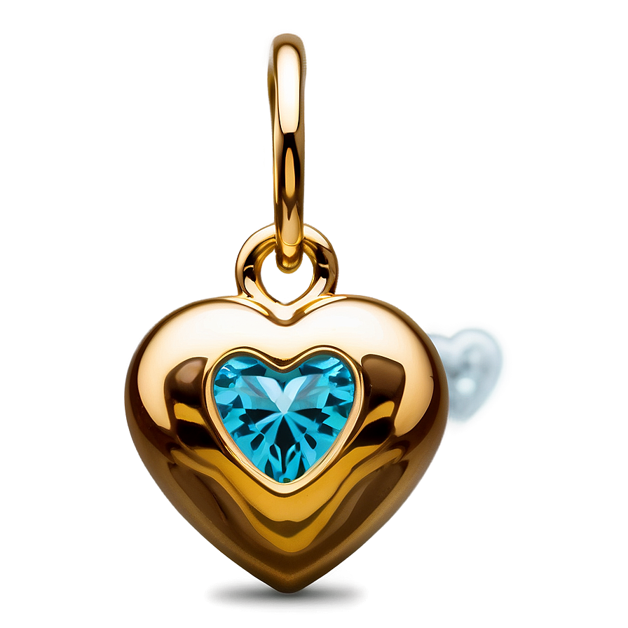 Tiffany Love Heart Pendant Png 06242024 PNG