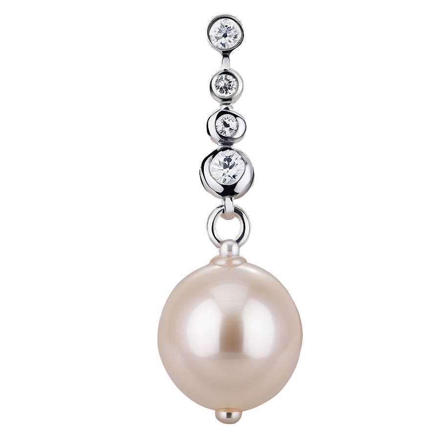 Tiffany Pearl Earrings Png 9 PNG