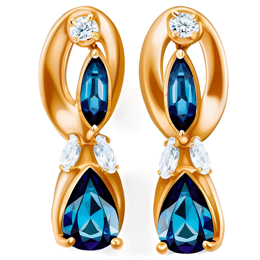 Tiffany Soleste Earrings Png 06242024 PNG