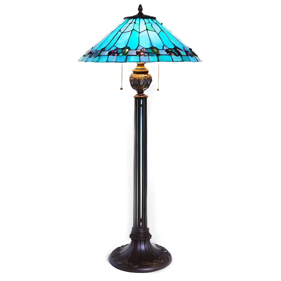 Tiffany Style Floor Lamp Png 06242024 PNG