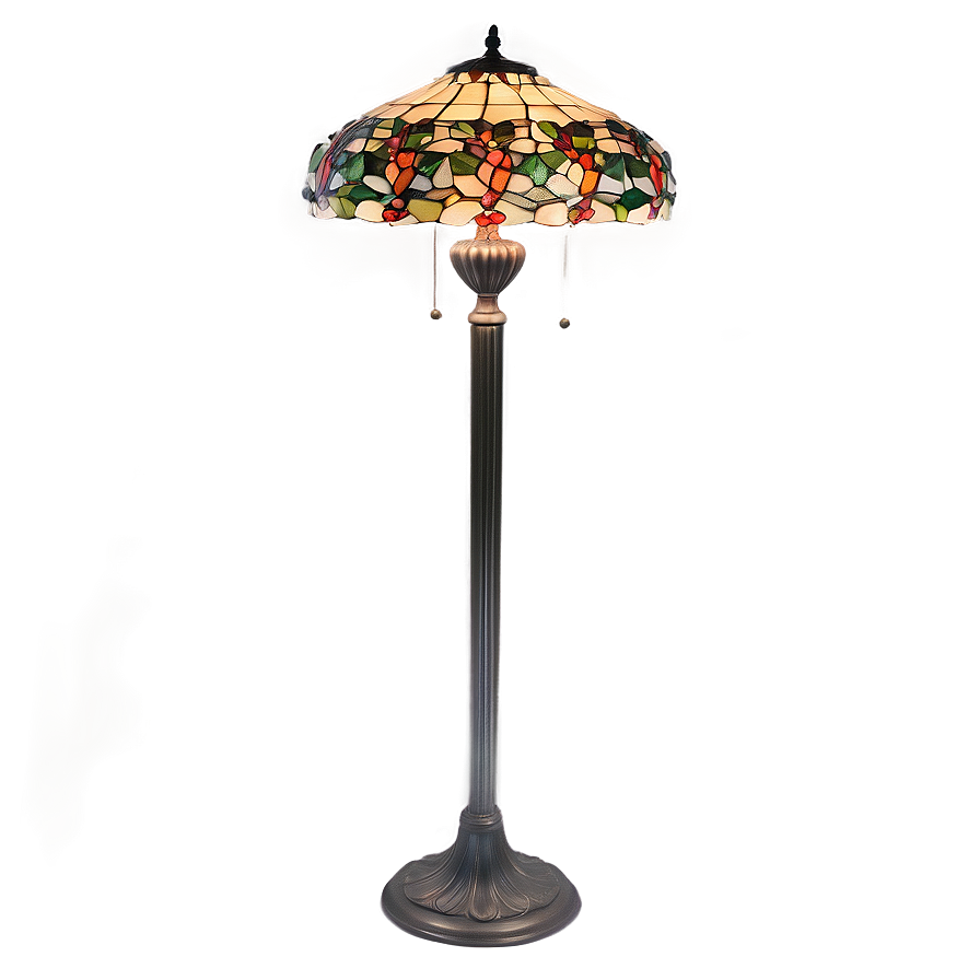 Tiffany Style Floor Lamp Png 06242024 PNG