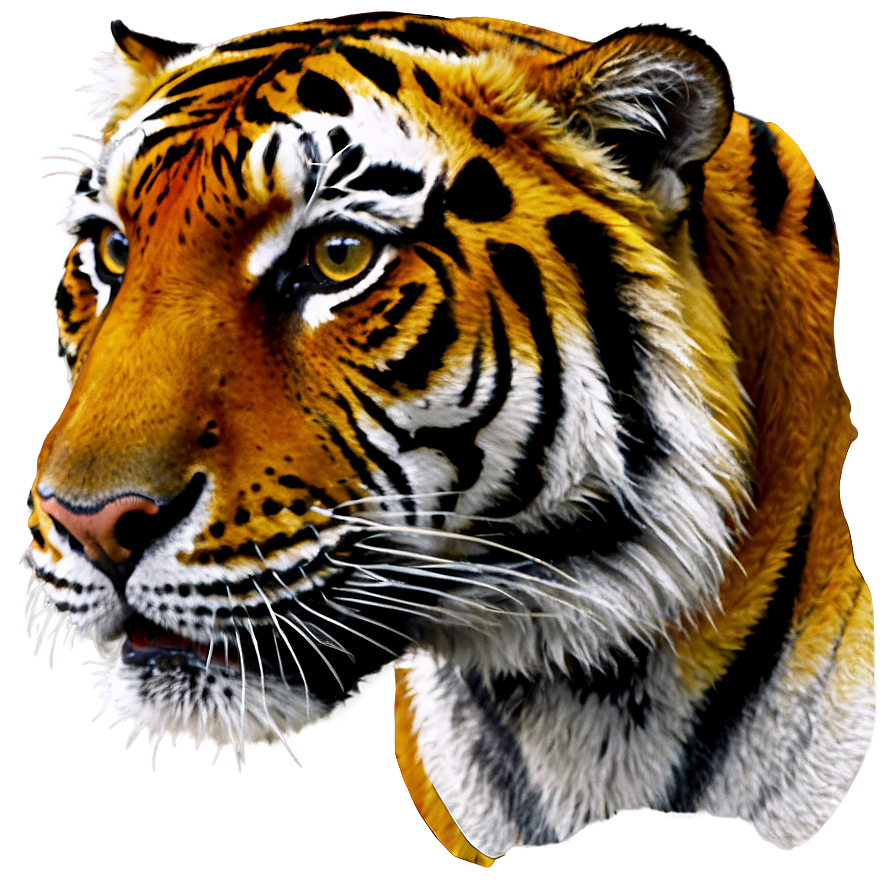 Tiger Face Close-up Png 72 PNG