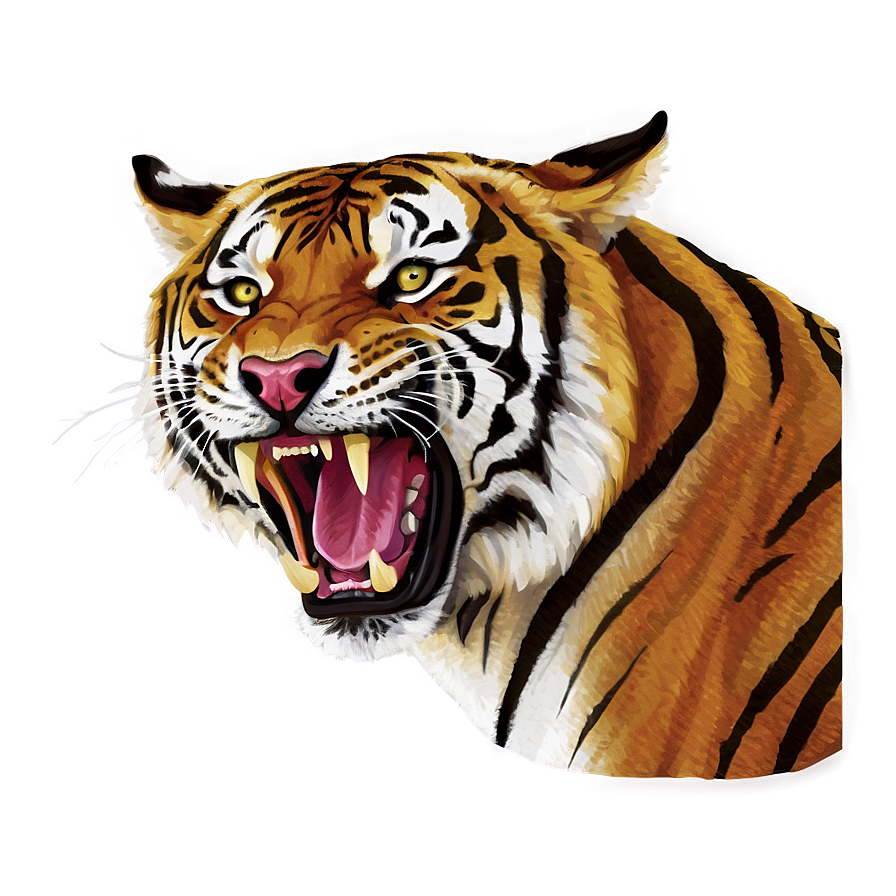 Tiger Face Roar Png Imq99 PNG