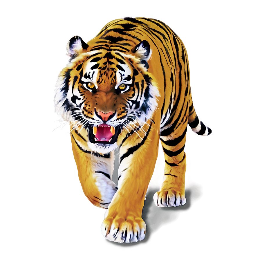 Tiger Full Of Anger Png Bpy47 PNG