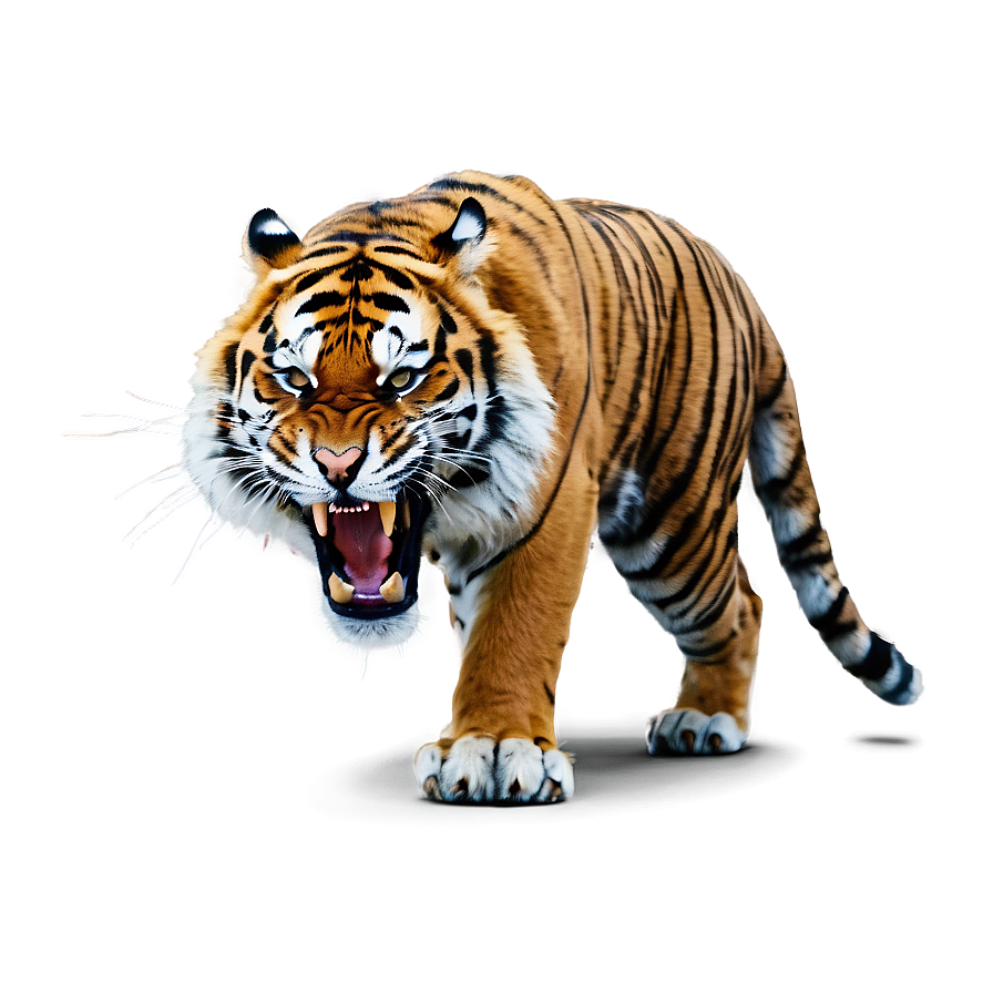 Tiger Full Of Anger Png Tab47 PNG