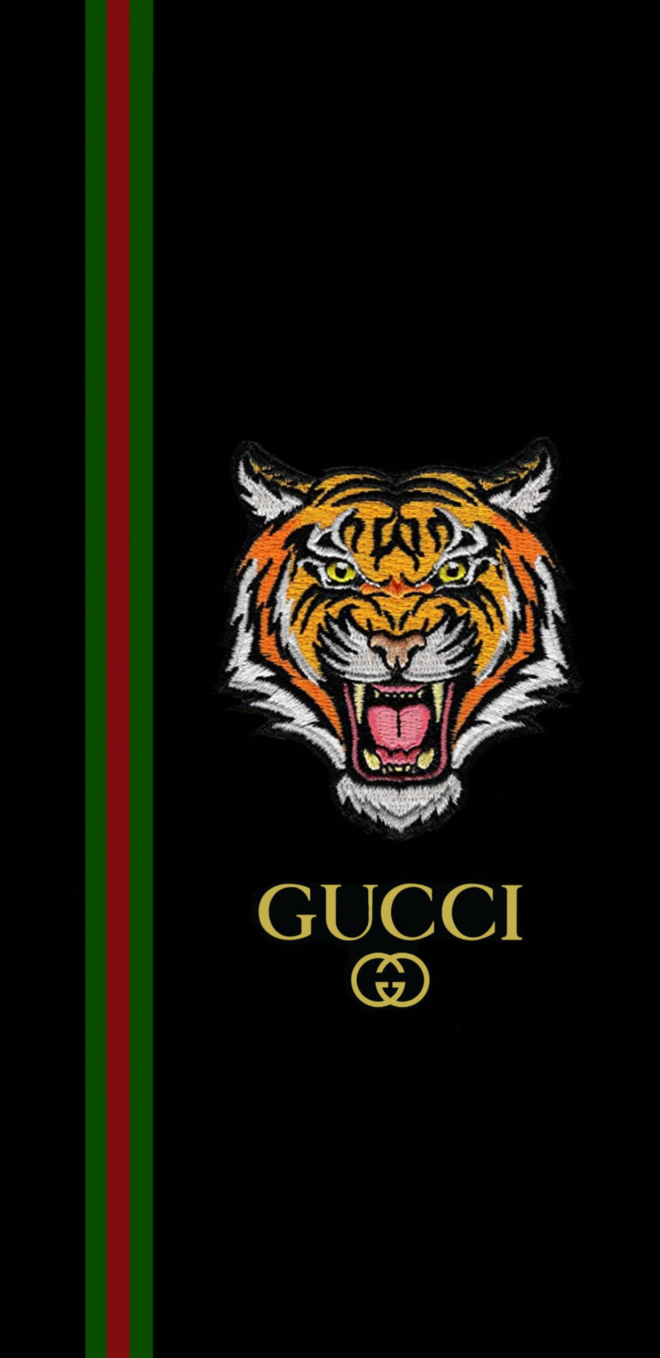 Fondode Pantalla De Tigre Gucci Para Iphone. Fondo de pantalla
