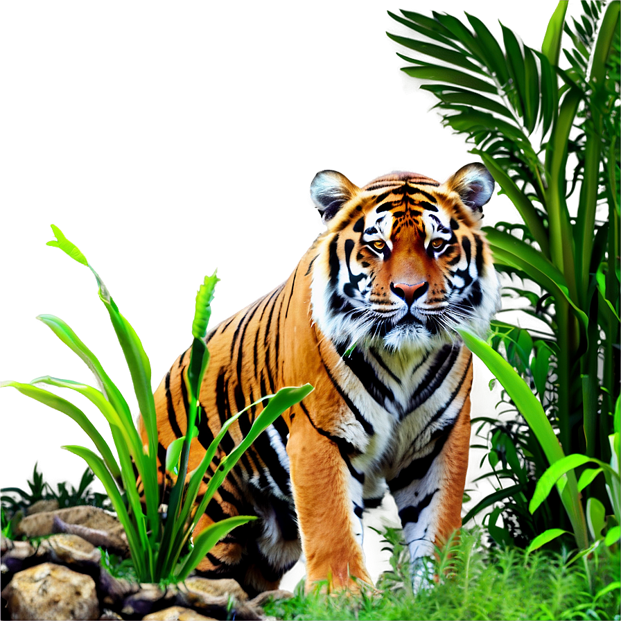 Tiger In Habitat Png Imk79 PNG