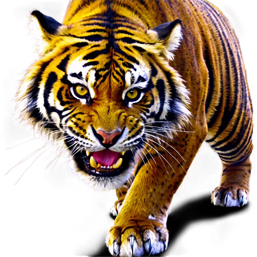 Tiger In Primal Wrath Png Alv43 PNG