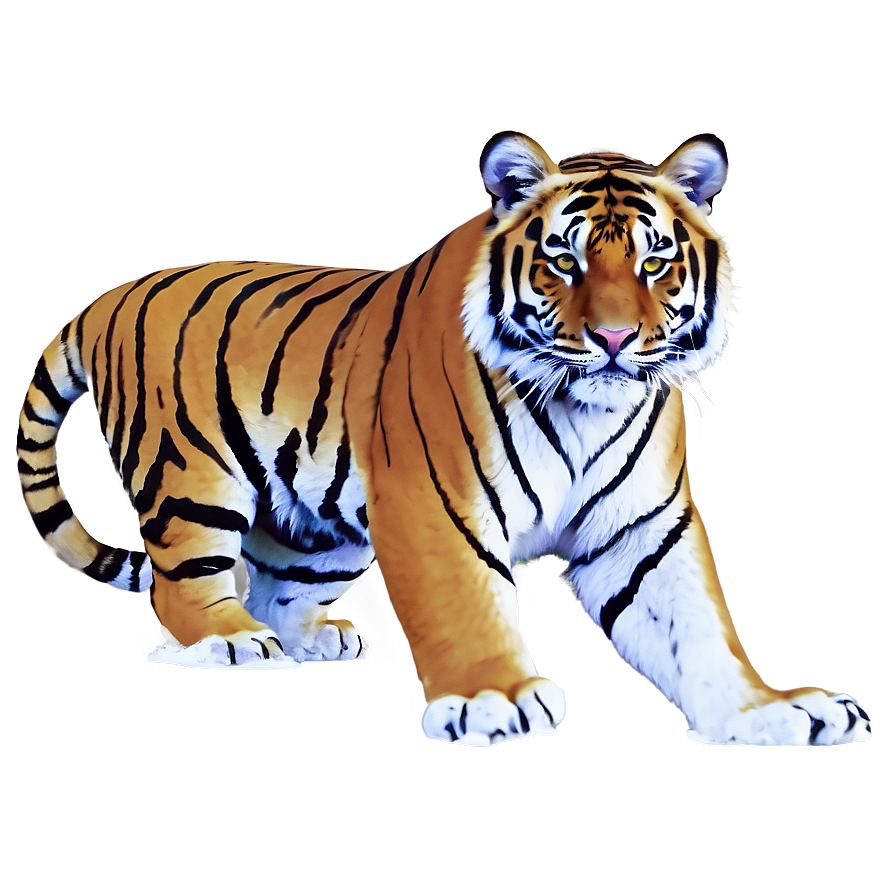 Tiger In Snow Png Luu53 PNG